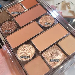 Rts Purple Wheat Ears 12 Color Eyeshadow Eye Makeup Waterproof Mineral Powder Shimmer Eye Shadow Make Up Palette Cosmetics