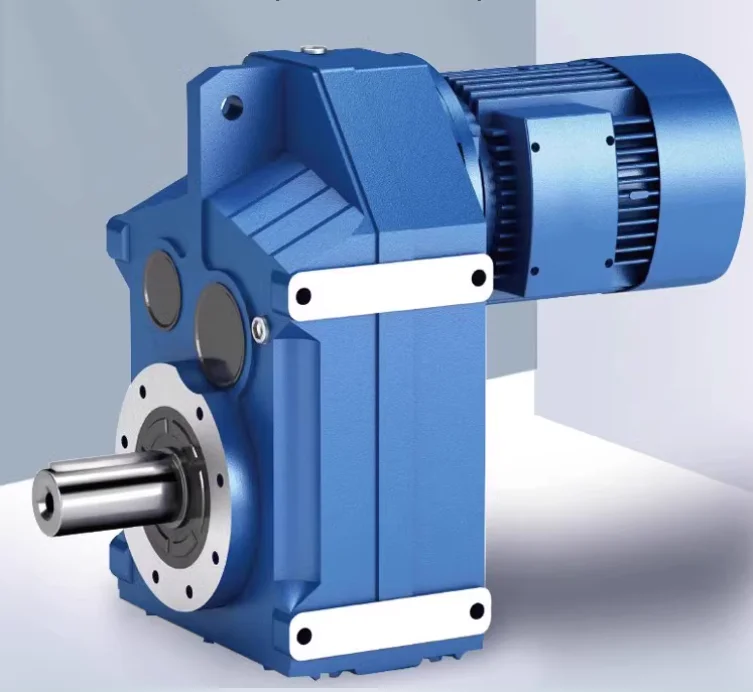 TILI R F K S Series Gear Box Industrial Transmission Parts Shaft Mount Geared Motor Speed Reducer Worm bevel Helical Gearbox