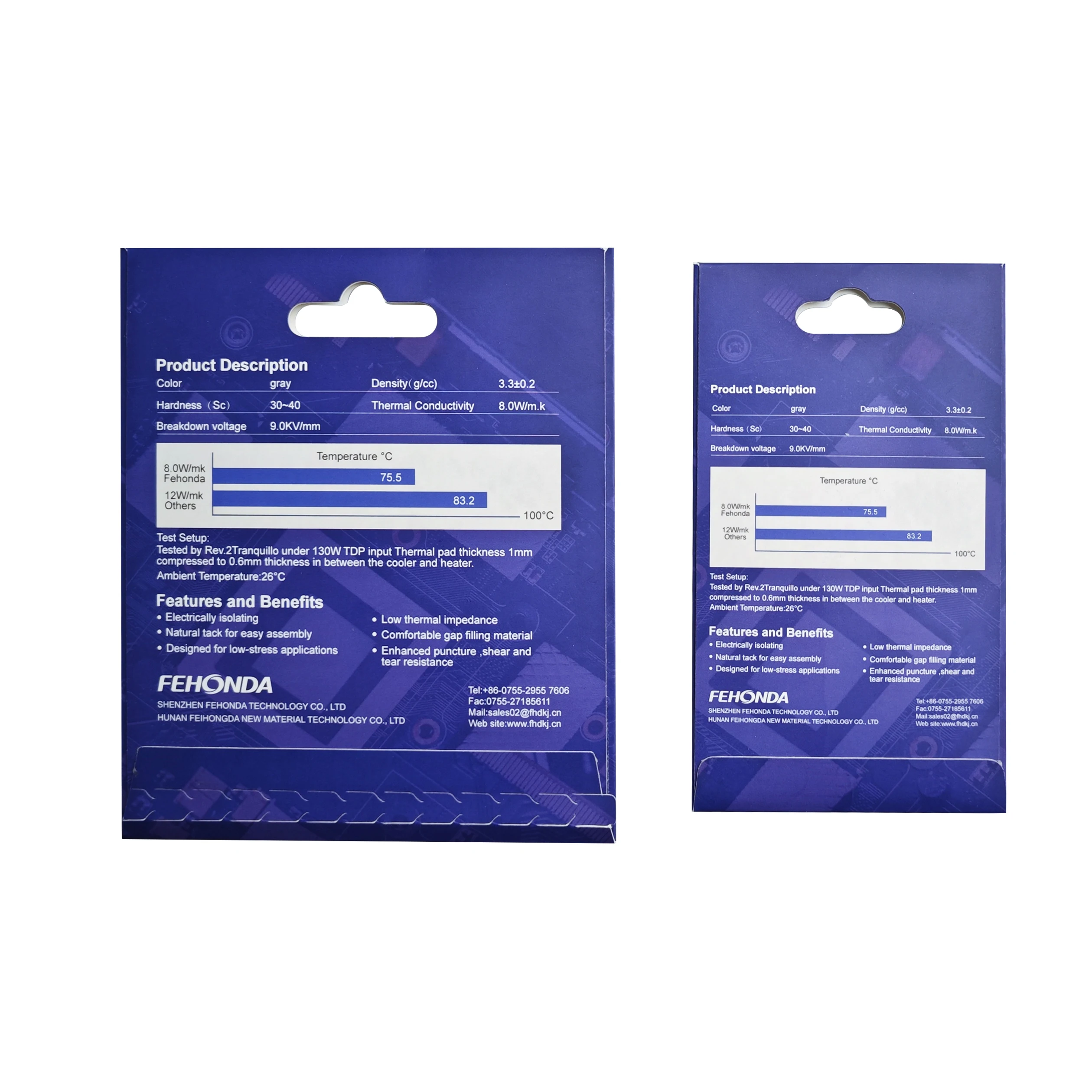 Fehonda 8 W/mK 100x100x1mm Soft Silicone Thermal Conductive Pads Heatsink IC Chipset Northbridge for SSD/CPU/GPU/LED/IC