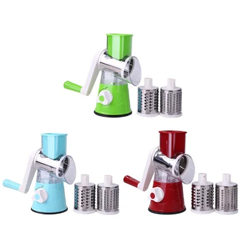 Multifunctional Hand Crank Vegetable Cutter Home Kitchen Manual Vegetable Machine Grater Slicer Drum vegetable chopper