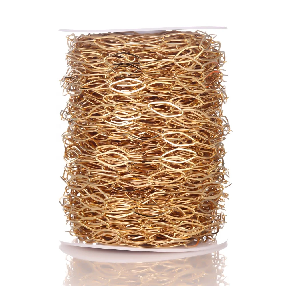 Wholesale Crafts Supplies 1 Meter Rhombus  Bulk Chains for DIY Jewelry Making Accessories Necklace Findings