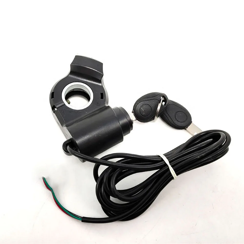 Electric Scooter Black Ignition Key use for Spare Parts  Power Switch Repair Replacement Accessories