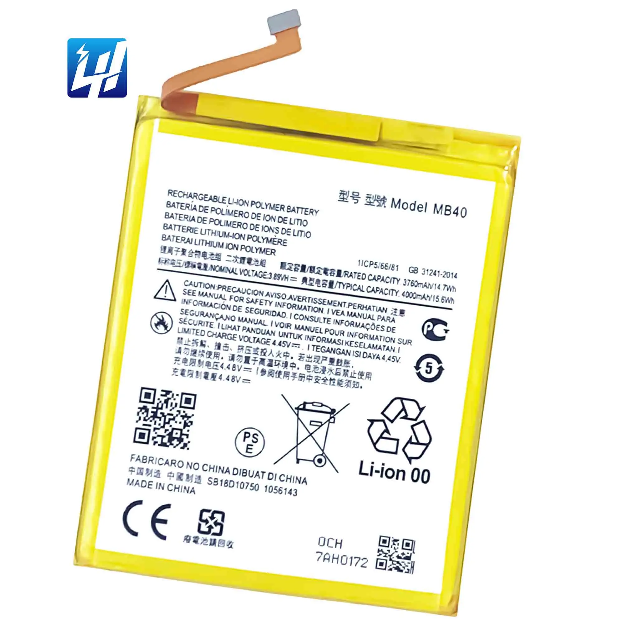 MB40 OEM cell phone battery for motorola Moto EDGE 20 ori quality high capacity