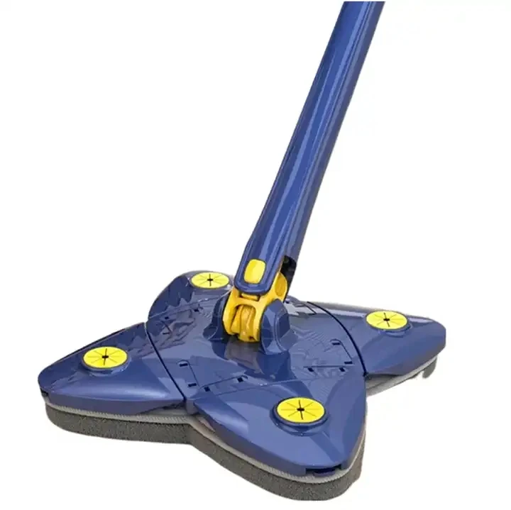 New Design Spin Cleaning Mop Adjustable Squeeze Wet and Dry Use Water Telescopic Rotatable Mop
