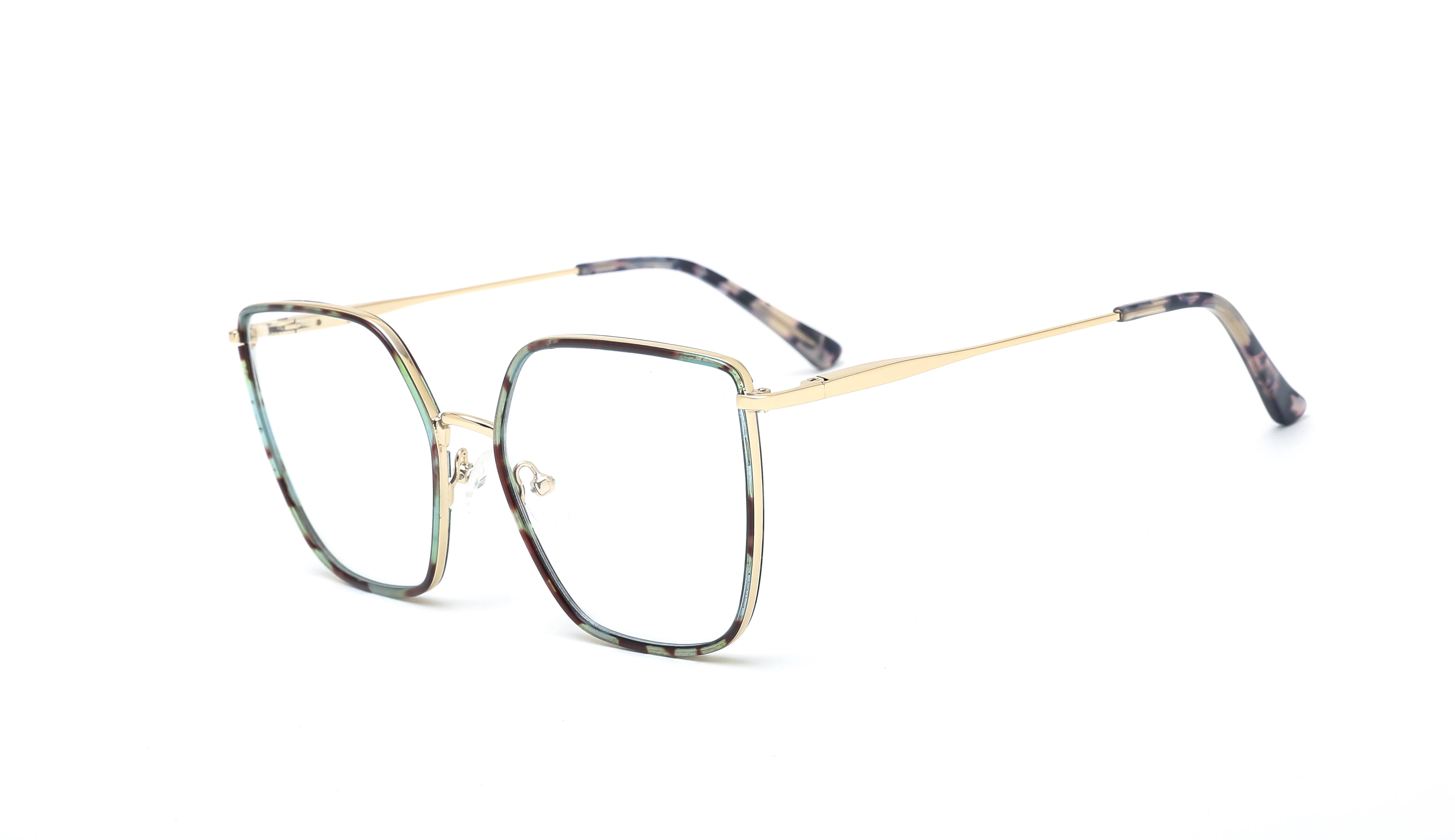 2022 Men Women Hot Sale Irregular Frame Glasses Fashion Metal Optical Frame Eyeglasses