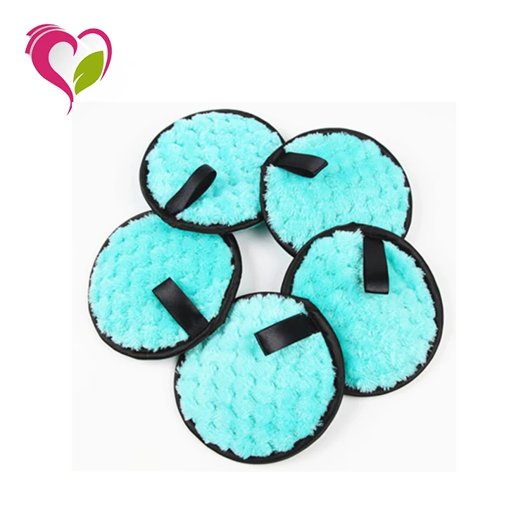 Custom Eco-Friendly Washable Pineapple Microfiber Reusable Makeup Remover Pads
