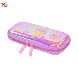Factory Custom 3D Print Pencilcase Girls Cute Pencil Case Stationary Pencil Box For Kids