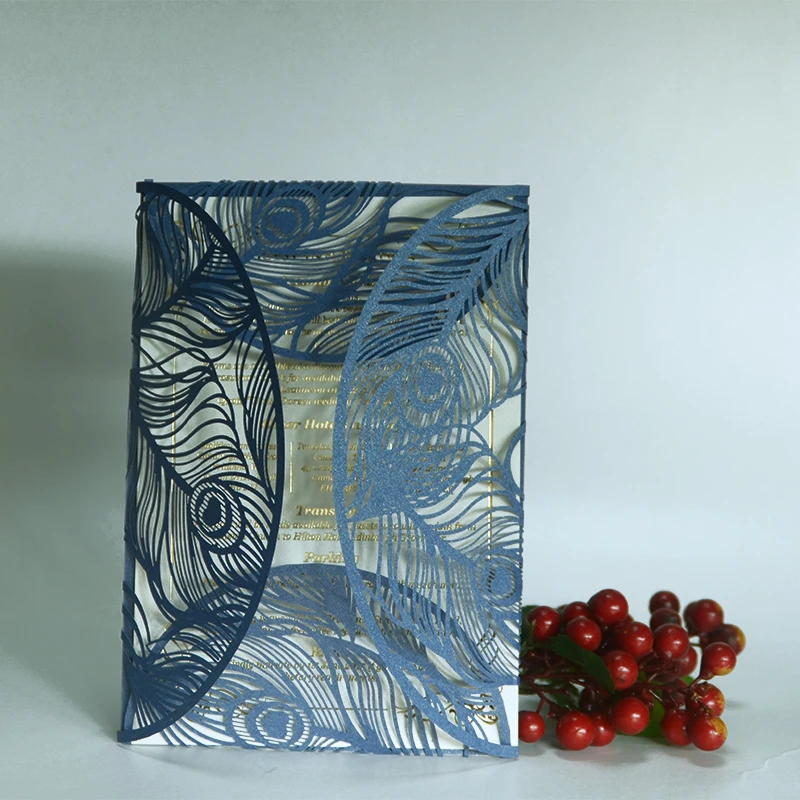 Luxury wedding stationery paper wedding invitation cards