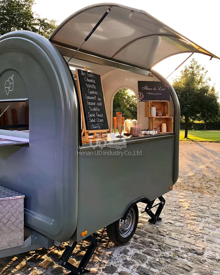 food truck trailer ice cream cart hotdog cart