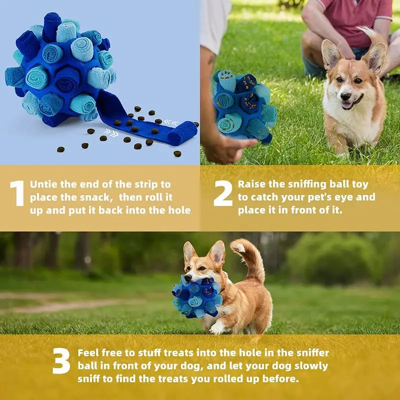 Interactive Flower Design Pet Snuffle Mat Sniffing Blanket IQ Training Stress Relief Interactive Dog Puzzle Toys