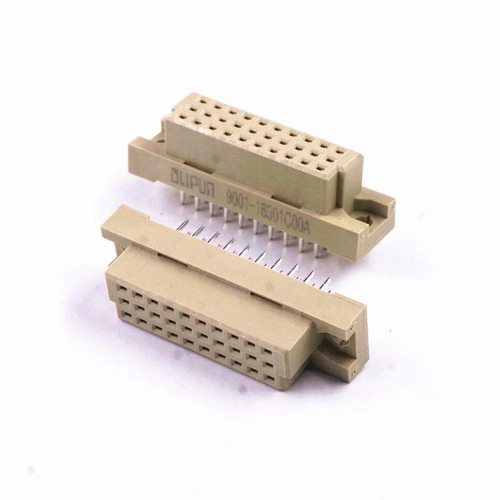 30 позиций объединительная панель Разъем DIN 41612 Din Женский розетки розетка прямой PCB 3x10 30 Pin шаг 2,54 мм