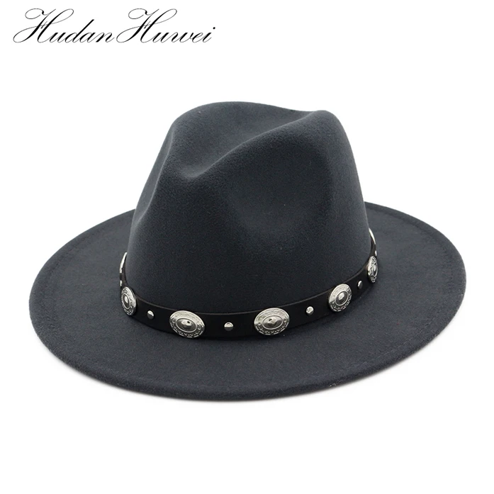 ladies wool felt hat fedora hats men wool felt wide brim fedora hat