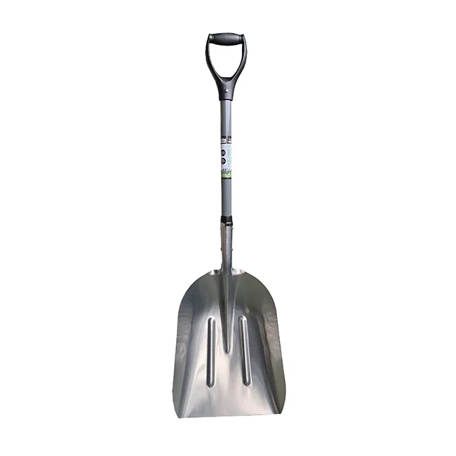 Fiberglass Handle Convenient And Durable Agriculture Garden Tools Aluminum Snow Shovel D Handle