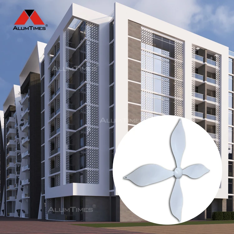 Alumtimes Most Popular Durable Decorative Batten Sheet Metal Curtain Wall Cladding  Decoration Aluminum Profile Mashrabiya Panel