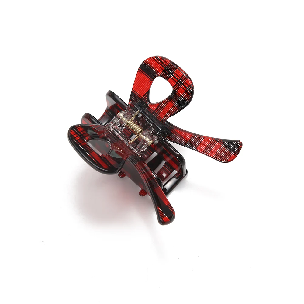 QIYI Butterfly Shark Claws Ladies Multicolor Large Acetic Acid Hair Claws Female Back Head Cloud Hair Claw For Women