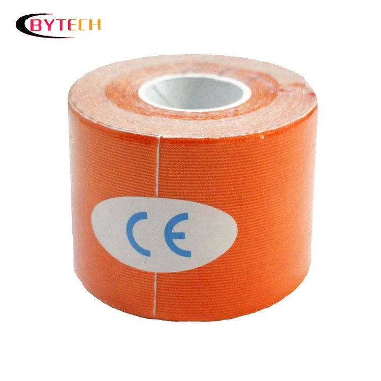 CE approval stretch capability fitness strapping waterproof breathable sports kinesiology tape