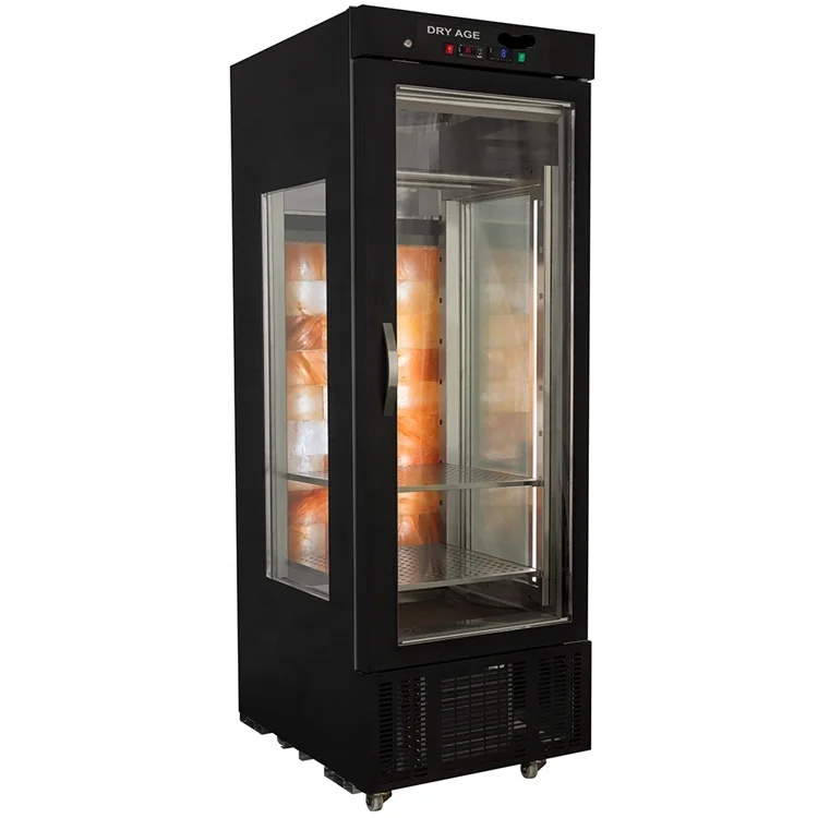 Commercial Stainless Steel Automatic Meat Sausage Dry Age Refrigerator Cabinets 2 Door Beef Aged Fridge