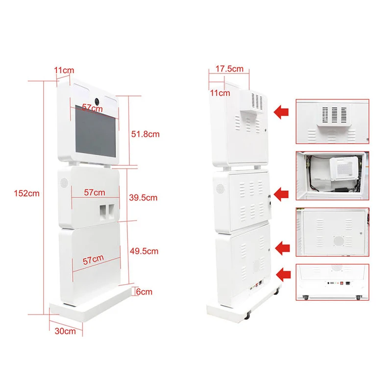 Wholesale Price Touch Screen Photo Booth Machine For Wedding Part  Event Commercial Business Kiosk