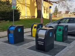 RNKJ brand customised waste trash bins and recycle collector  Underground Collect Garbage Container