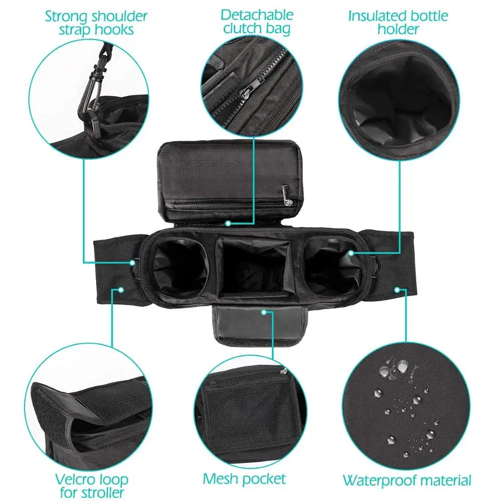 
2019 Best Seller Kids Organizer Bag Baby Stroller Organizer 