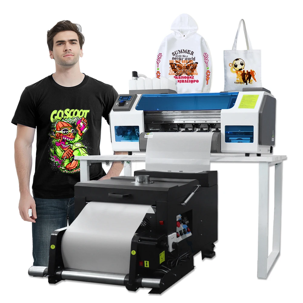 Новый DIY цифровой ПЭТ-пленка передачи DTF принтер 30 см A3 для струйной печати t-рубашка печатная машина