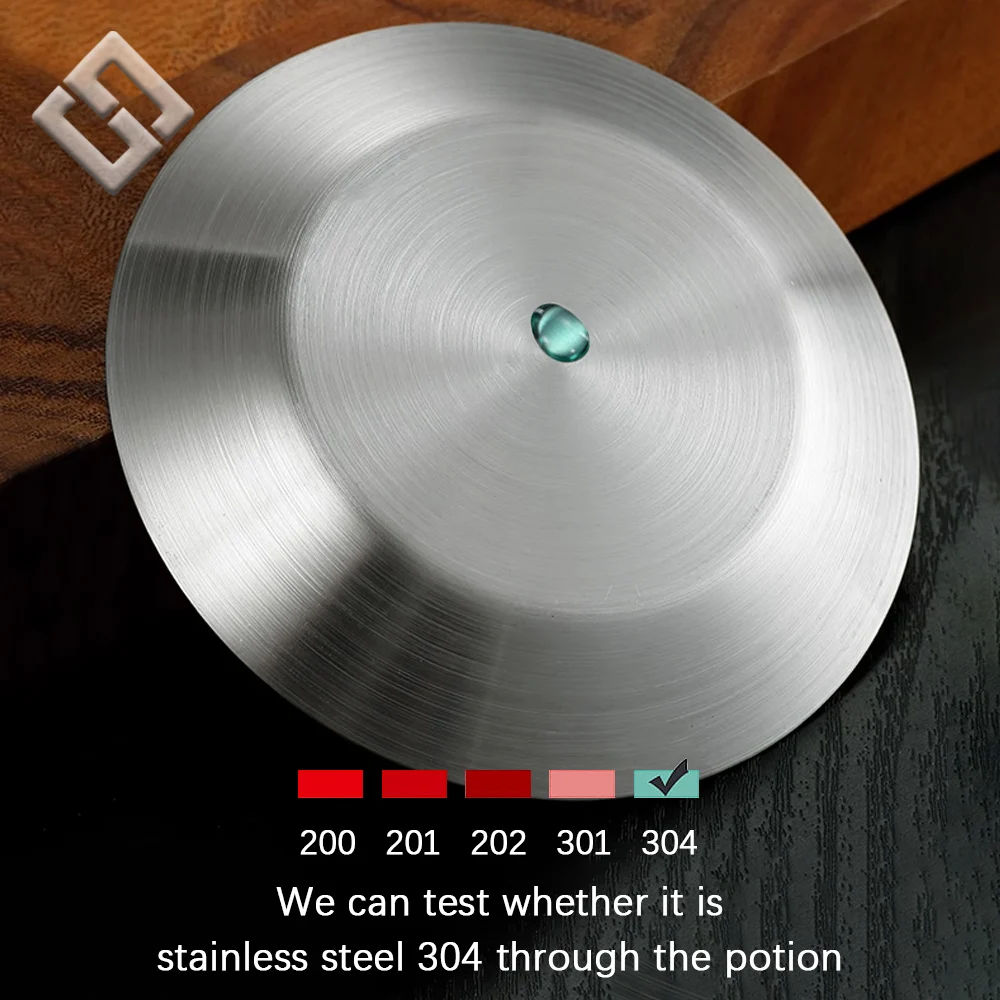 Custom Size Kitchen Food Metal 304 Stainless Steel Plates Sets Dinnerware Dishes Plates