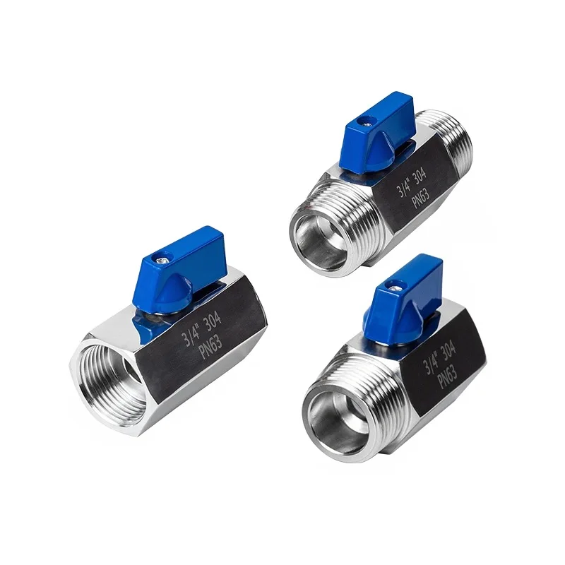 Нержавеющая сталь высокого давления 1/2 дюйма DN15 BSPT NPT с внутренней и наружной резьбой SS304 ручная вода 316L Cf8M PN64 мини шаровой клапан