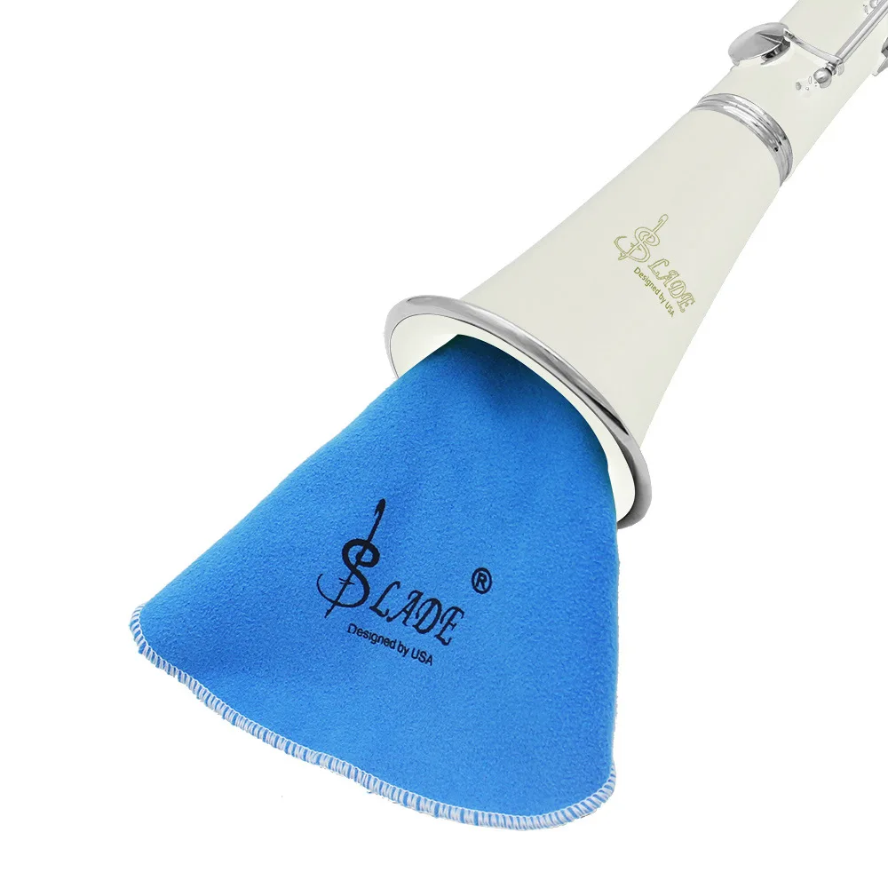 China OEM wind instruments direct sales flat metal good sound colorful clarinet flat B 17 key