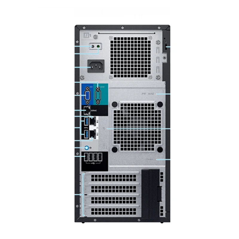 Отремонтированный оригинальный Intel Xeon процессор башенный мини-сервер Poweredge T140