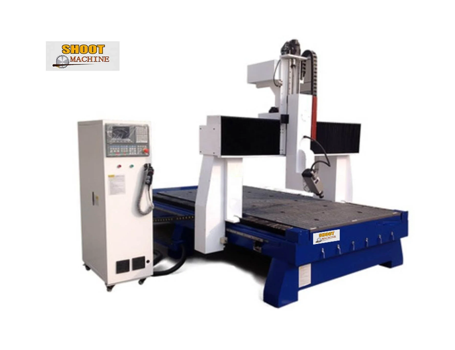 Снимать бренд 4 оси CNC маршрутизатор машина с поворотным функция, SHCNC1325RA