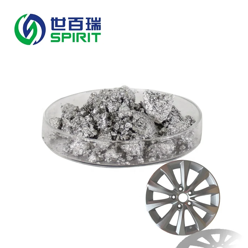 Imitation plating aluminum paste for car paint and wheel coating