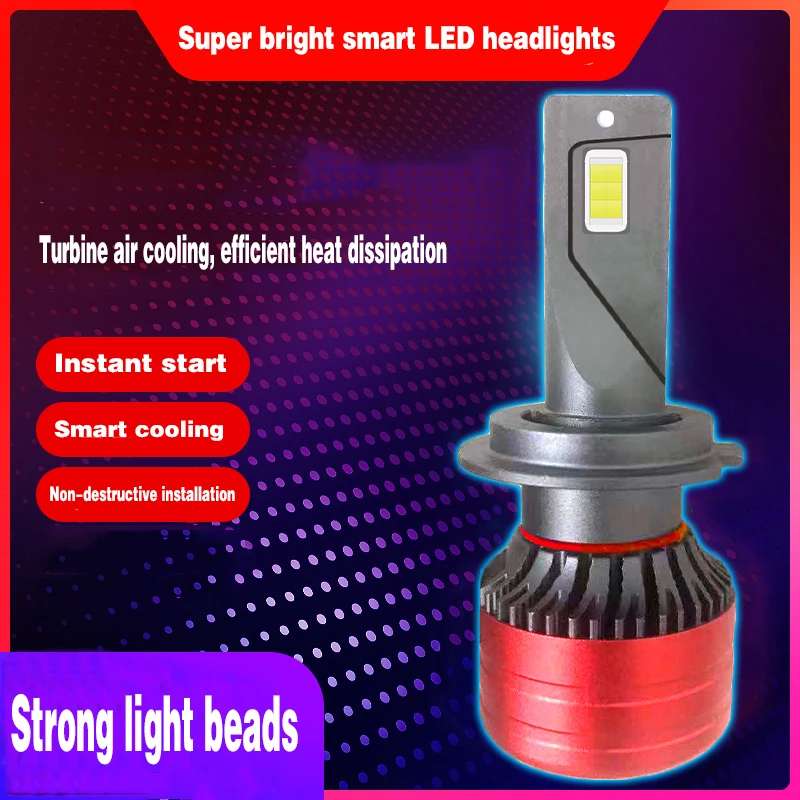 Режущей кромки ножа и красном цветах, продаваемый Авто светодиодные фары круглые светодиодные фары для автомобиля лампы для передних фар h4 h11 9005 h7 9006 9005 6000 К