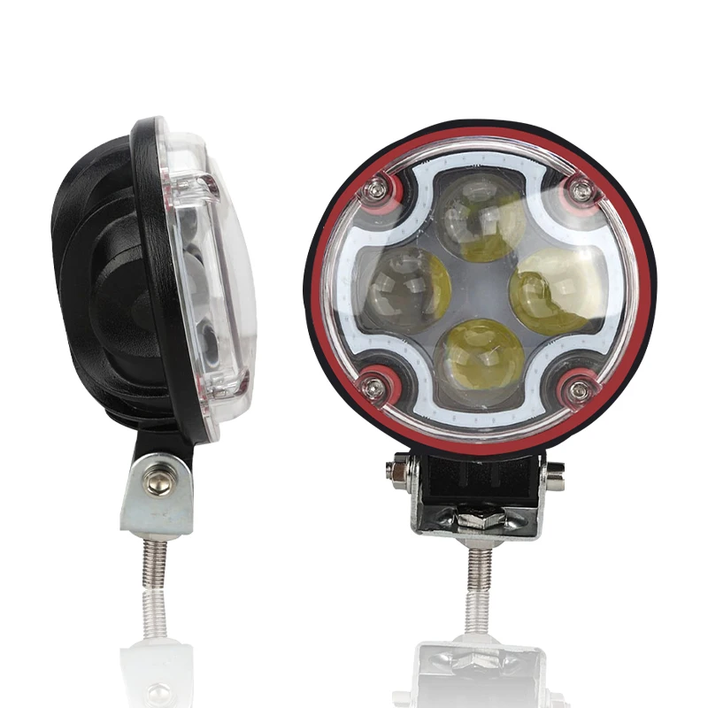 JHS Factory Price 3inch WorkLight Bulb Waterproof IP68 12V 24V 12W Lamp fog light led for Universal Motorcycle Jeeps