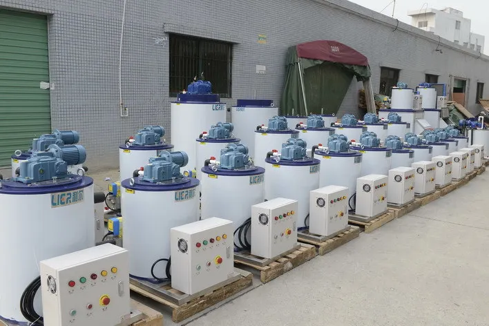 Flake Ice Machine Ice Maker 1 2 5 10 15 20 30 40 50 100 Tons Commercial Industrial Scale Flake Ice Making Machines