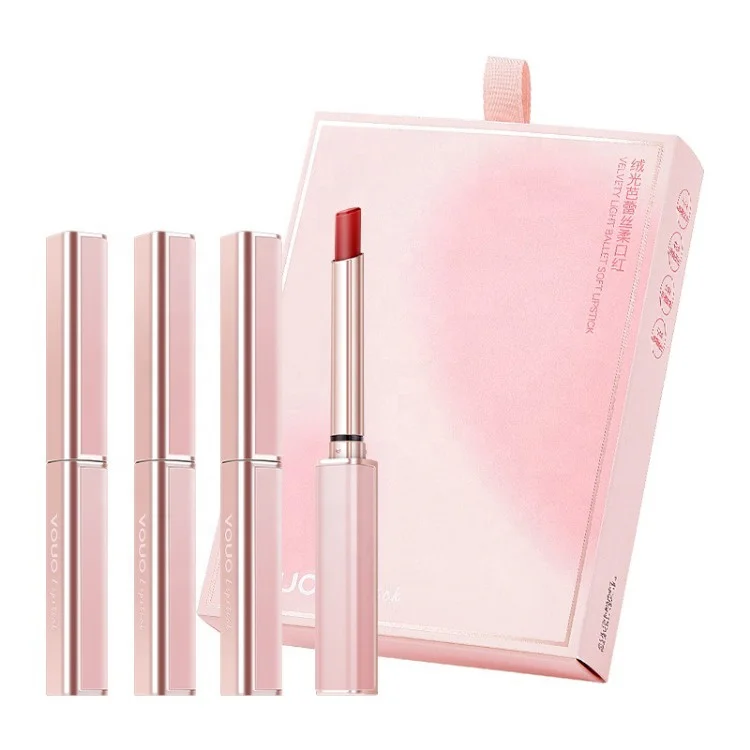 Luxury Matte Lipstick Set Velvet Moisturizing, Waterproof and Long-lasting Lipsticks