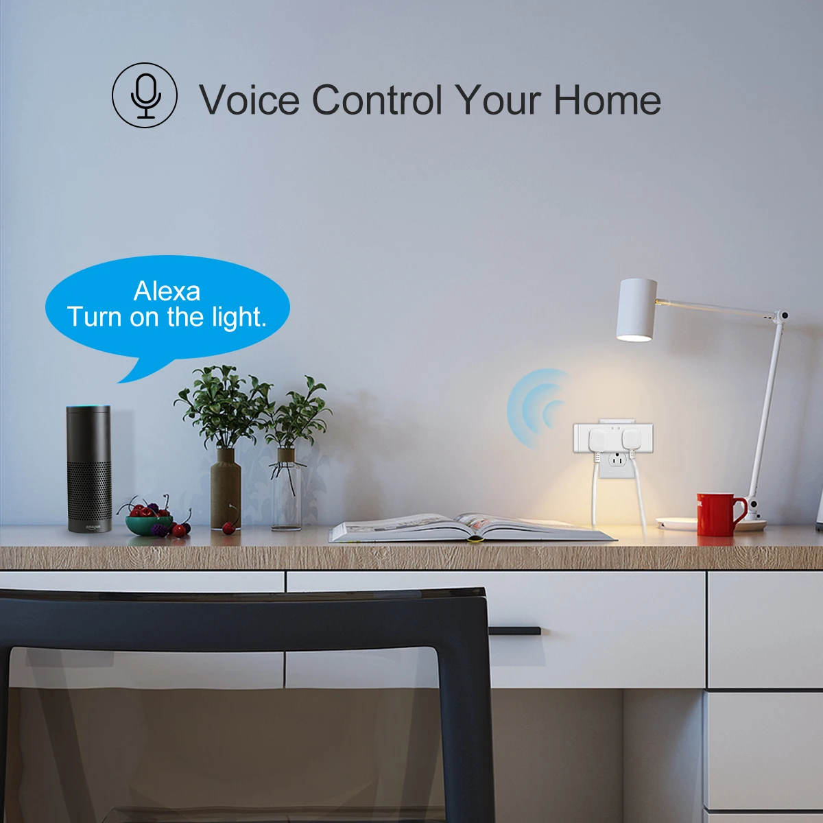  Bulb Adapter Base Converter E26 E27 Lamp Holder Plug Works with Alexa Google Home WiFi Smart Light