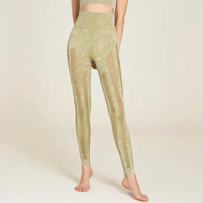 
Sexy breathable quick dry hollow out fitness outer worn yoga pants 