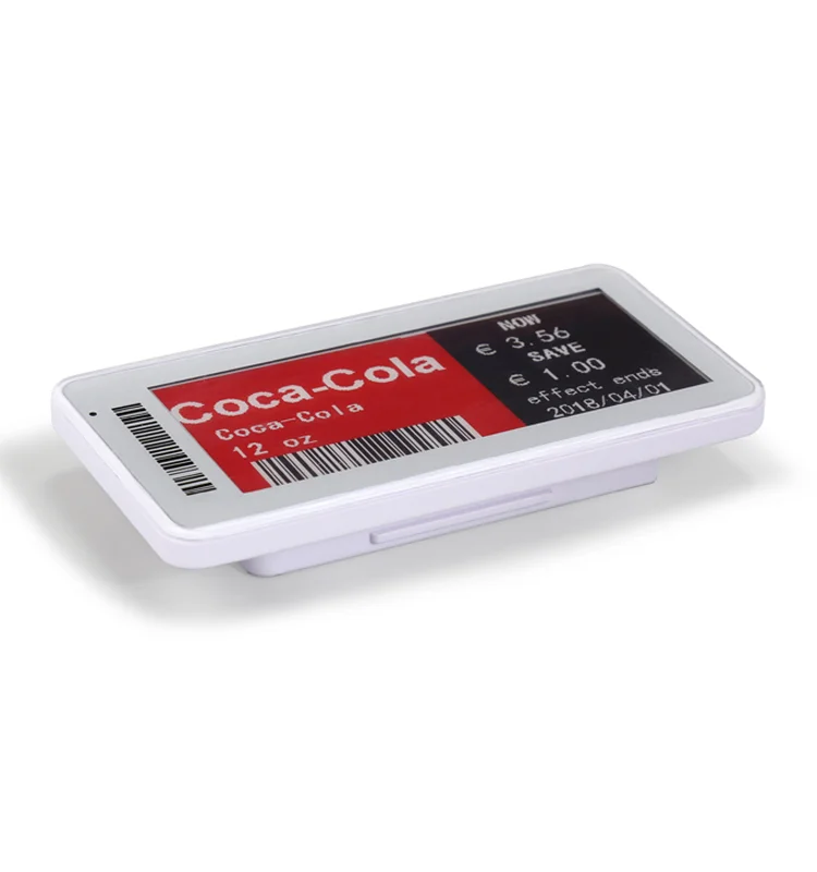 Sertag 2.9 inch e ink price tag BLE 5.0 nfc electronic shelf label