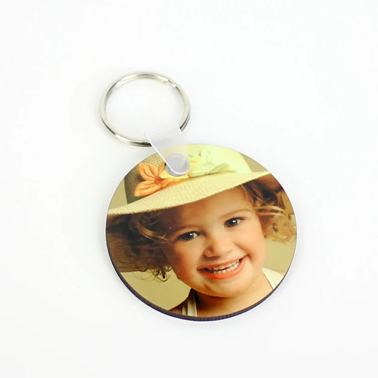 High quality Sublimation MDF Keychain Customized Blank Sublimation Wood MDF Keychain