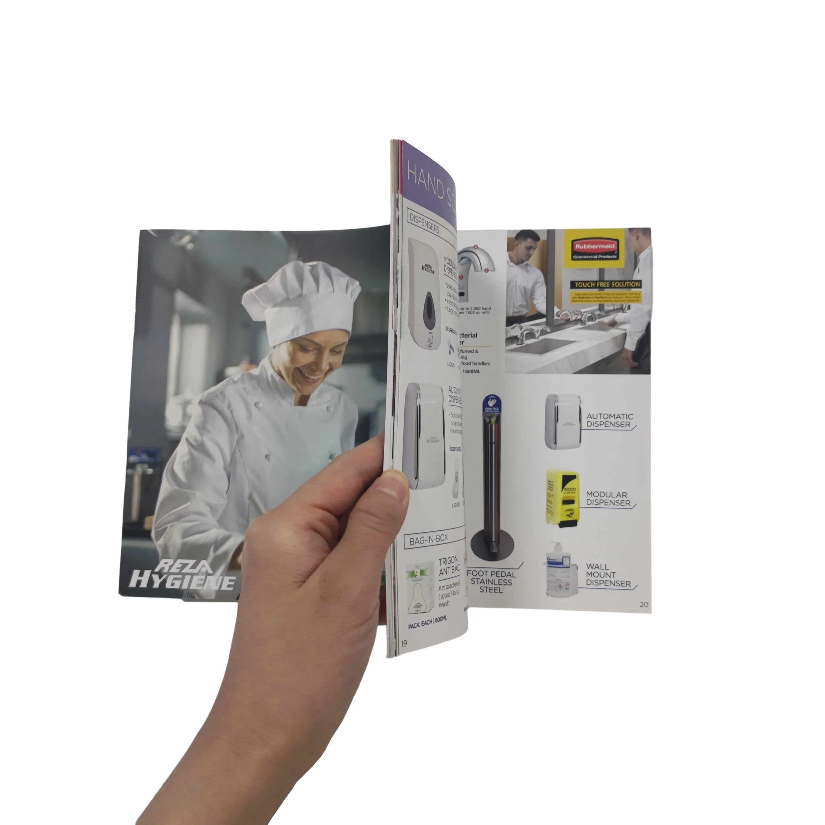 Made in China Product Catalog Booklet Design Offset Printing Custom Softcover Menu List