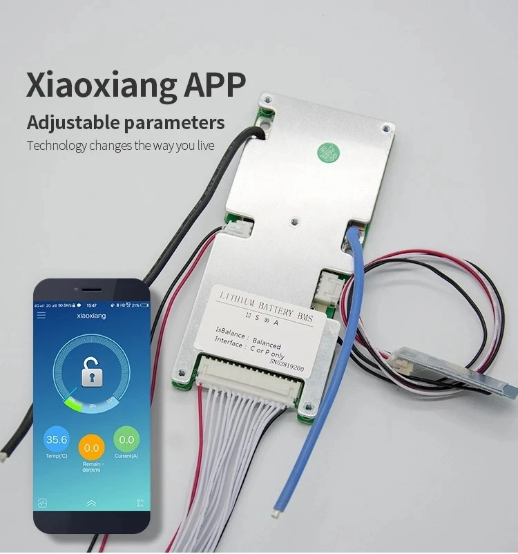 JBD Смарт Bms с балансировкой 4S-32S 12V-100V 10A-250A Lifepo4 батарея 4S 12V 120A BMS