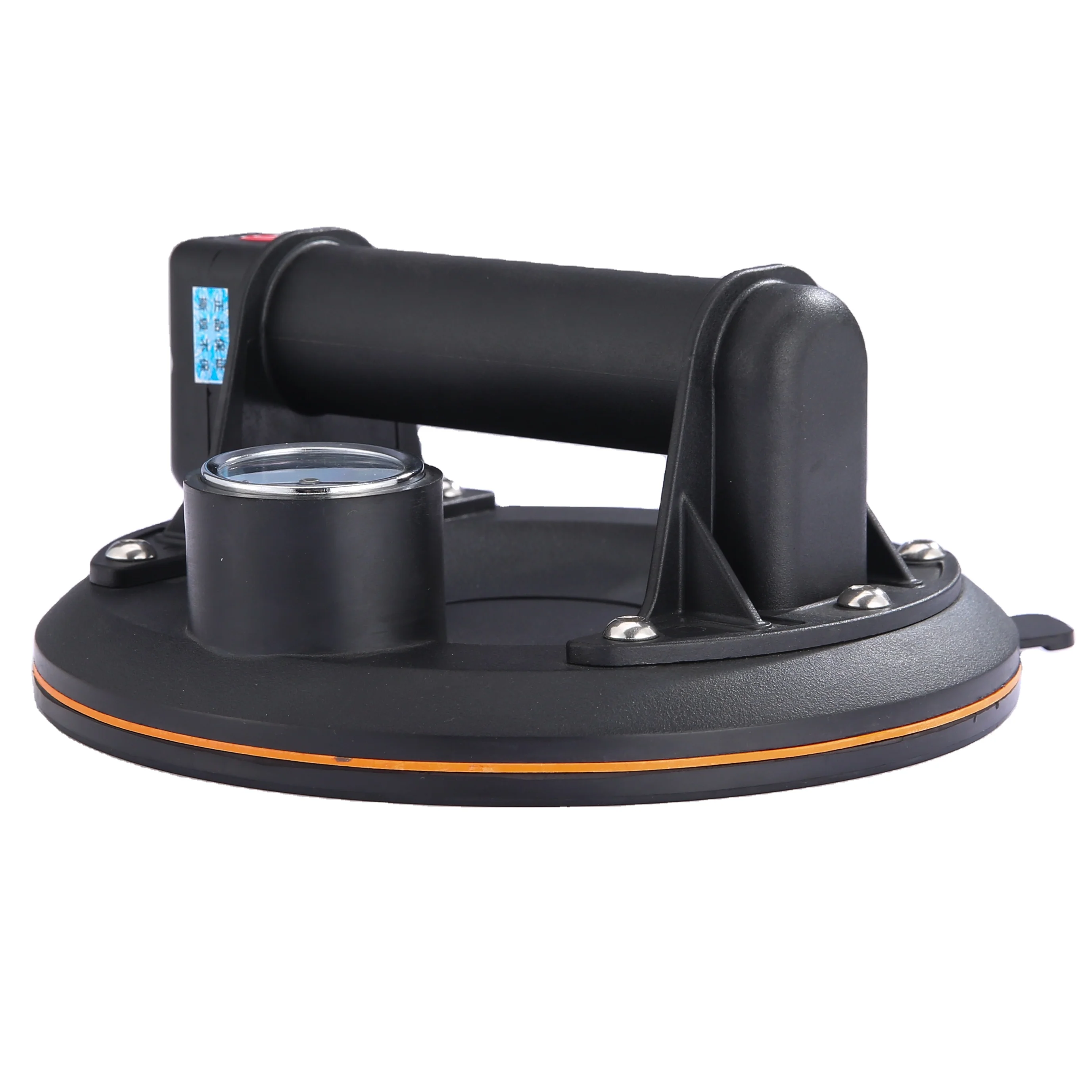 Battery Cordless vacuum cup 200mm 8' suction pad Granite & Glass Lifting, Glass Suction Cup ABS Pump with 200kgs Load Capacity