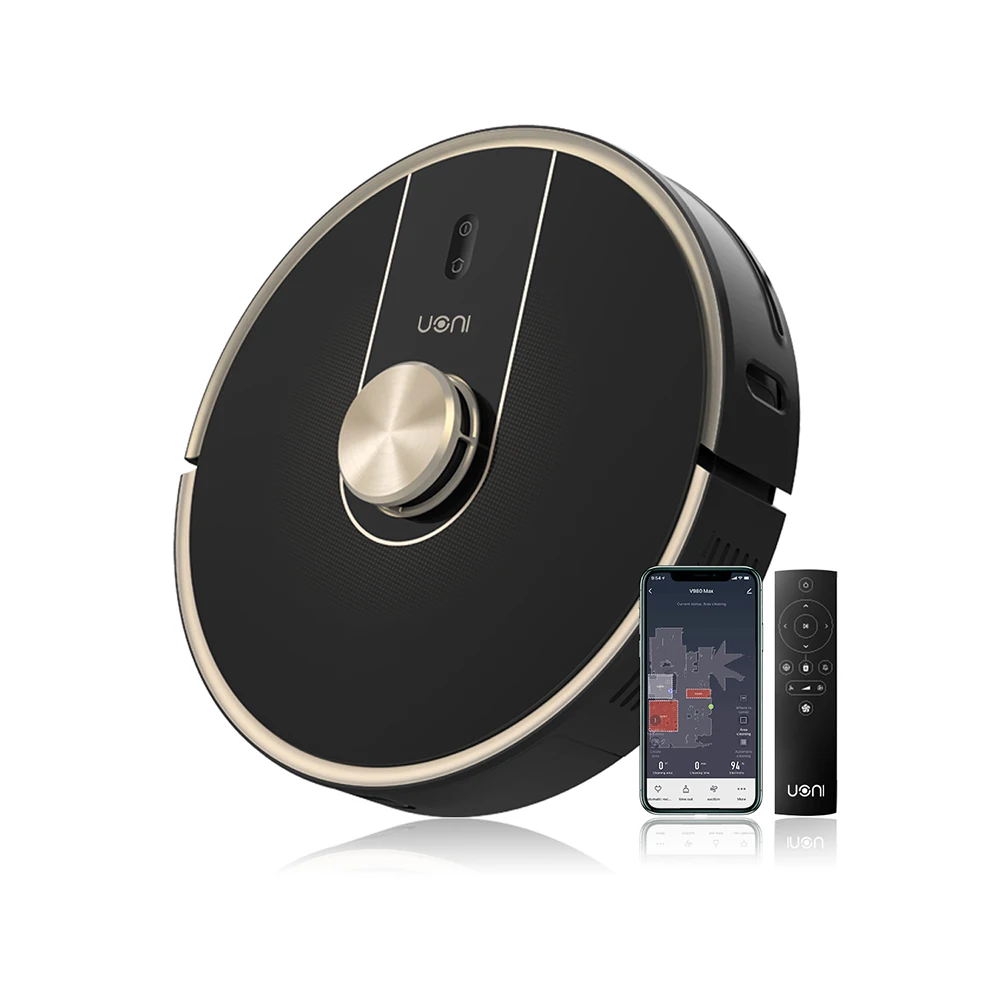 
sweeping machine robot cleaner house appliances robot vacuum cleaner Uoni V980 Plus strong suction lidar 