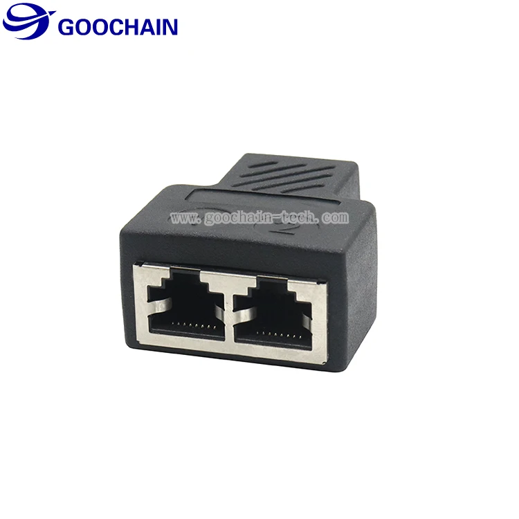  Сетевой кабель Ethernet 1 к 2 RJ45 LAN гнездовой разветвитель Соединительный адаптер