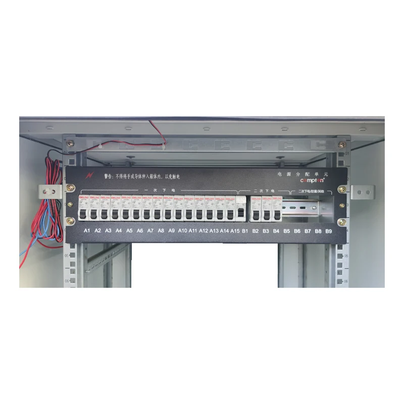 Telecom  power cabinet outdoor cabinet 19 inch OEM steel 42U 27U 22U Size can be customized with battery room