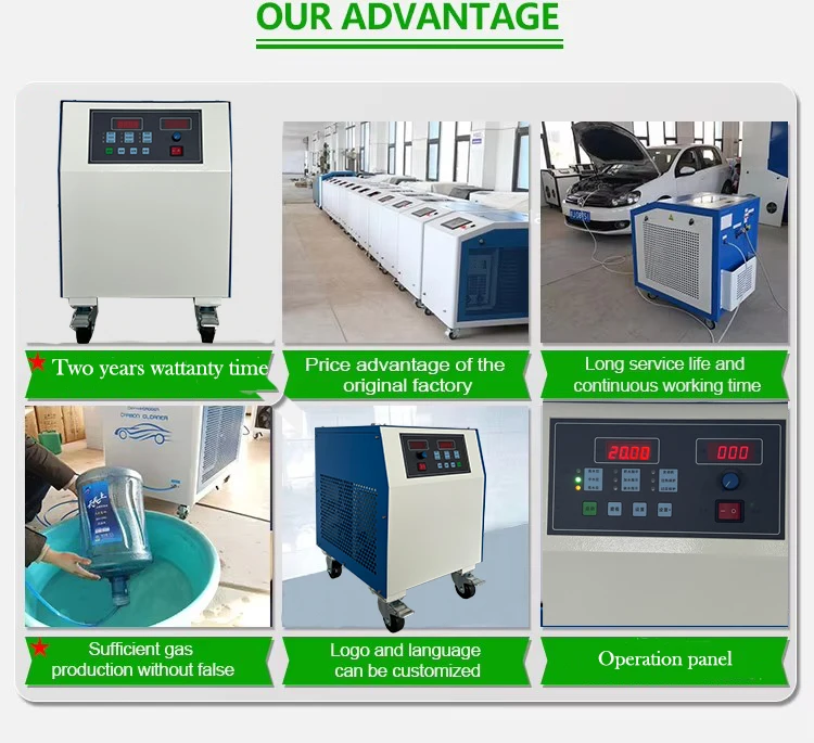 Equipment for car repair shop machine de decalaminage hho engine carbon cleaning machine for trucks cars buses vans