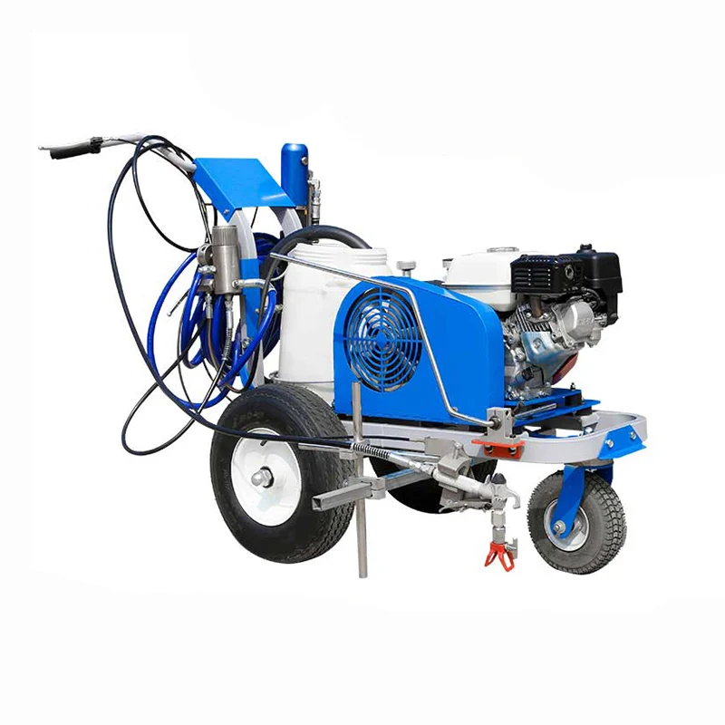 Автоматической холодильной камеры краски дорожной линии маркировочная машина для нанесения Дорожной Разметки