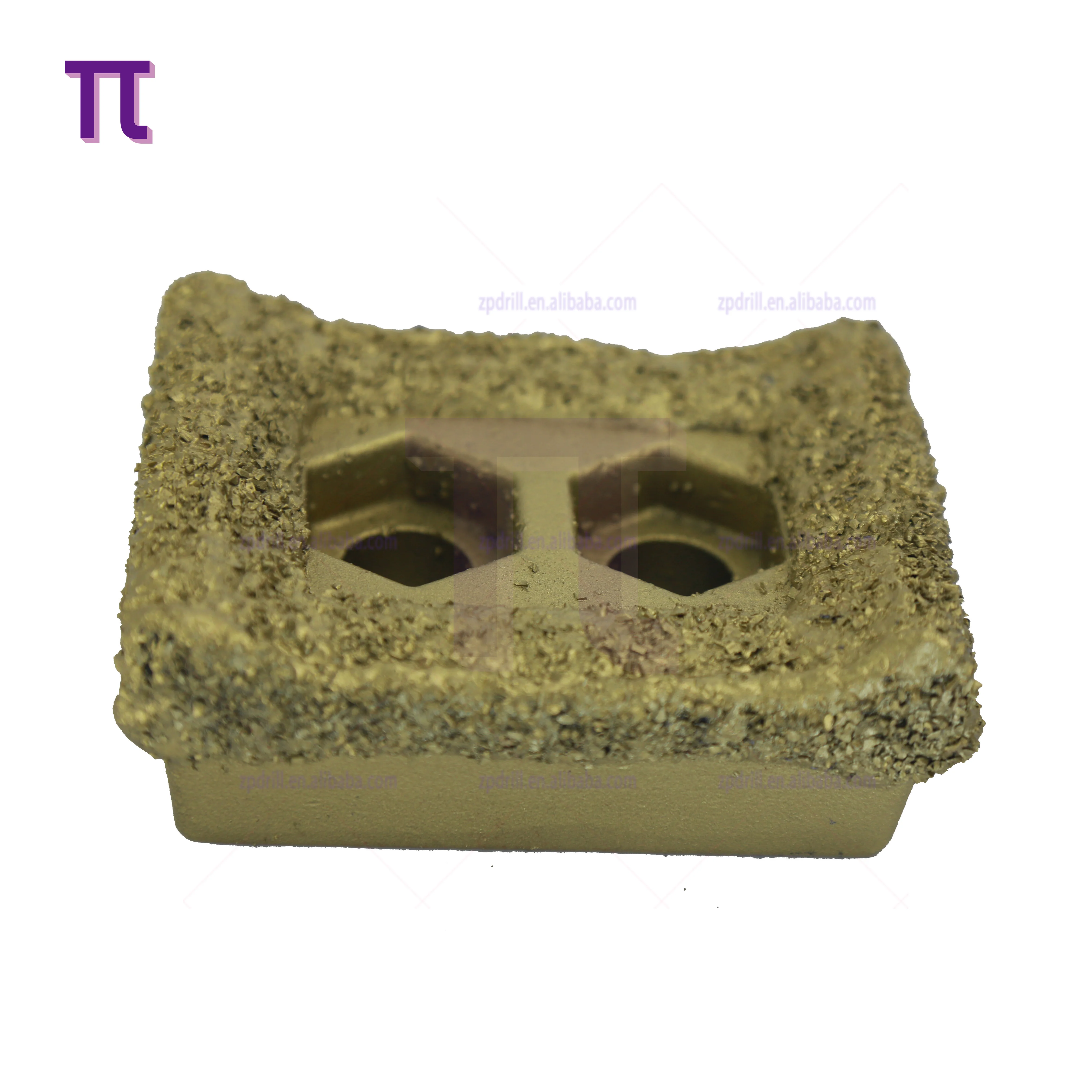 Hot selling premium alloy grinder head for crushing wood grinder tips crushed carbide overlay wearplate wood milling blades