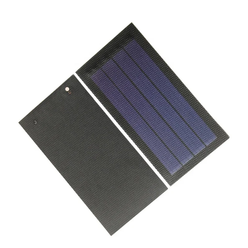 Wholesale high quality 1W 6V Flexible Amorphous Silicon Thin Film waterproof Solar Panel Super Slim  Flexible Solar Panel DIY