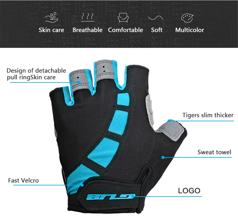 GUB 2098 High Quality Unisex Half Finger Sports Tactical Gloves Outdoor Cycling Protection Non-slip Gloves